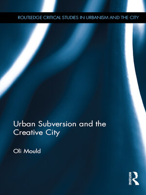 cover image of Urban Subversion and the Creative City